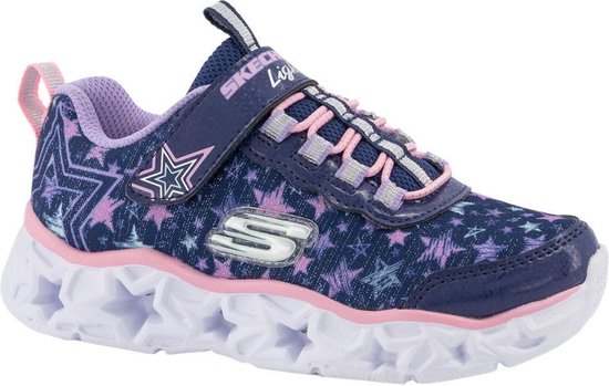 Skechers Kinderen Blauwe lightweight sneaker lichtjes - Maat 28 | bol.com