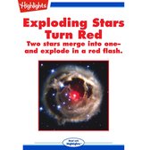 Exploding Stars Turn Red