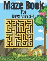 Maze Book For Boys Ages 2-4