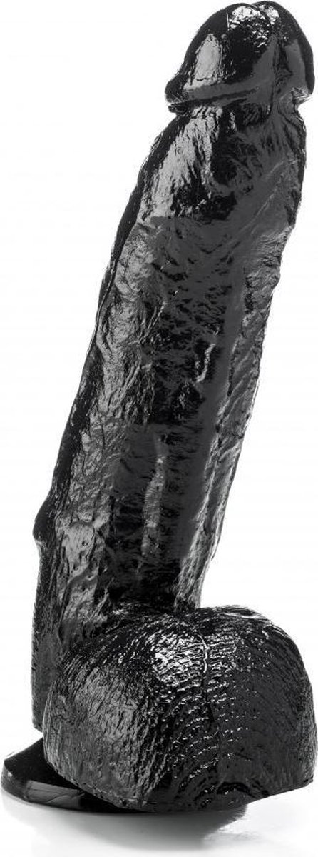 Goedkoopste XXLTOYS - Rio - Large Dildo - Inbrenglengte 22 X 6 cm - Black - Uniek Design Realistische Dildo – Stevige Dildo – voor Diehards only - Made in Europe