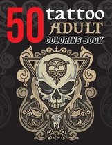 50 Tattoo Adult Coloring Book