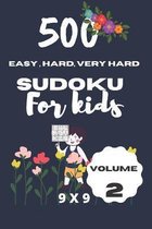 500 easy, Hard, Very hard sudoku for kids / volume 2