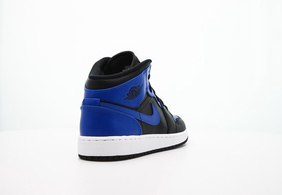 air jordan 1 mid white hyper royal