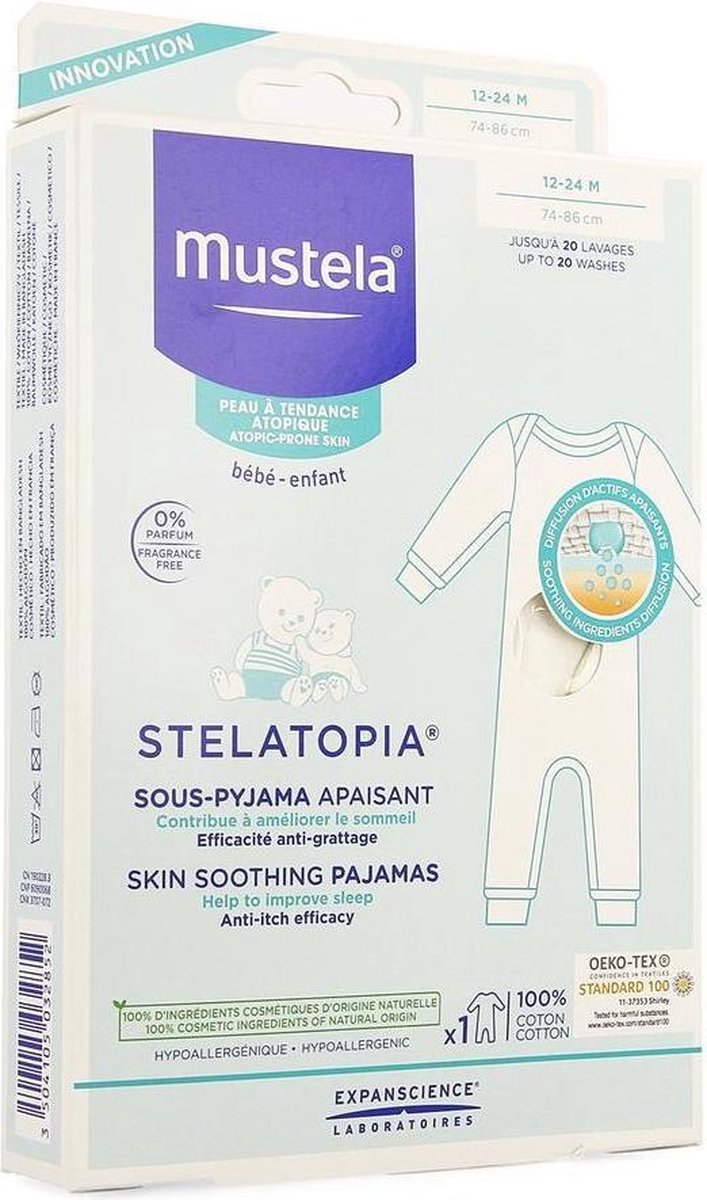 Goedkoopste Mustela Bébé Stelatopia Sous-Pyjama Apaisant Accessoire 12-24 Maanden 1Stuks