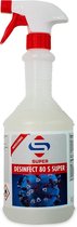 SuperCleaners - Super desinfectiespray- werkt desinfecterend - 1L - 80% alcohol