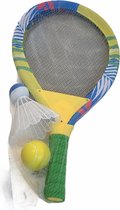 Set reuzen tennisrackets - Tennisset - Badmintonrackets - Strand set