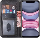 iParadise iPhone 11 hoesje bookcase zwart wallet case portemonnee hoes cover hoesjes