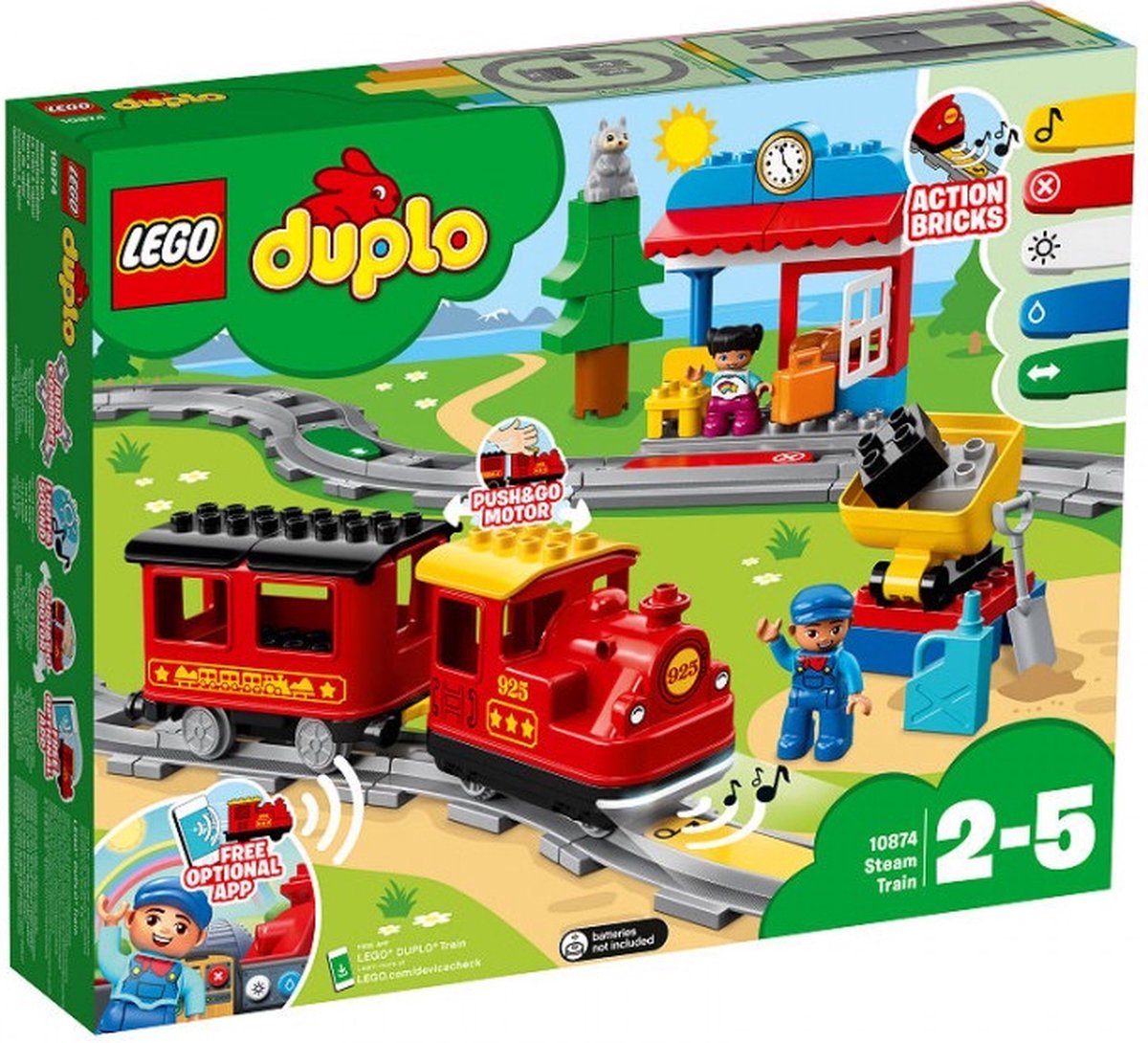 LEGO DUPLO Stoomtrein - 10874 | bol.com