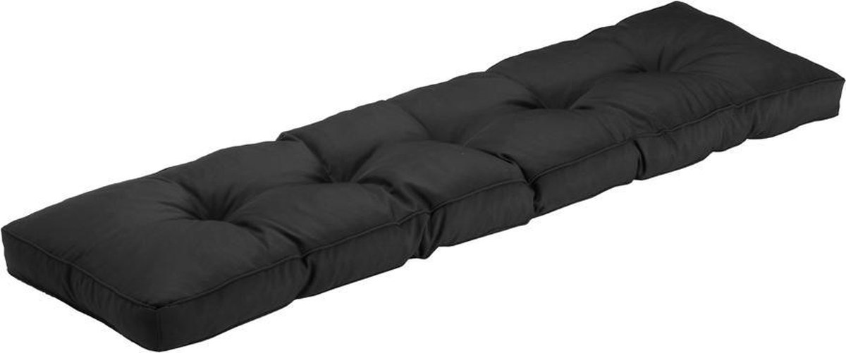 Bankkussen, 10 cm dik, voor 2/3-zits, katoen, voor bank, vloer, matras, huis, tuin, patio, schommel (rood, 150 x 40 cm