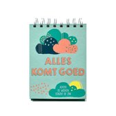 Happy Books - Opbeurend Cadeauboek met spiraal - Alles komt Goed - Gratis Verzonden