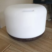 Aroma Diffuser 500 ml Donkerbruin + Essential Oils box 15 x 5ml 100% etherisch
