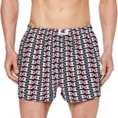 Champion Rochester - Losse Boxer heren - Wit zwart  - 2 pack