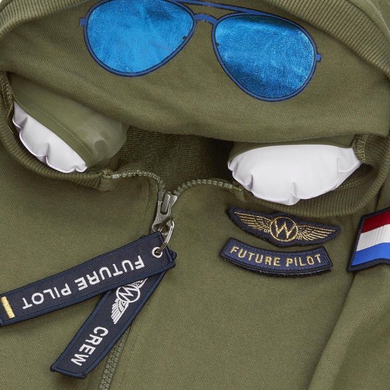 Wick Wings Jetpilot Onesie masque de sommeil oreiller cervical taille 98/104