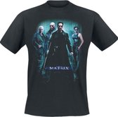 The Matrix Poster T-shirt Zwart