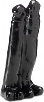 XXLTOYS - Ulysse - Double Dildo - Inbrenglengte 23.5 X 8 cm - Black - Uniek Design Realistische Dildo – Stevige Dildo – voor Diehards only - Made in Europe