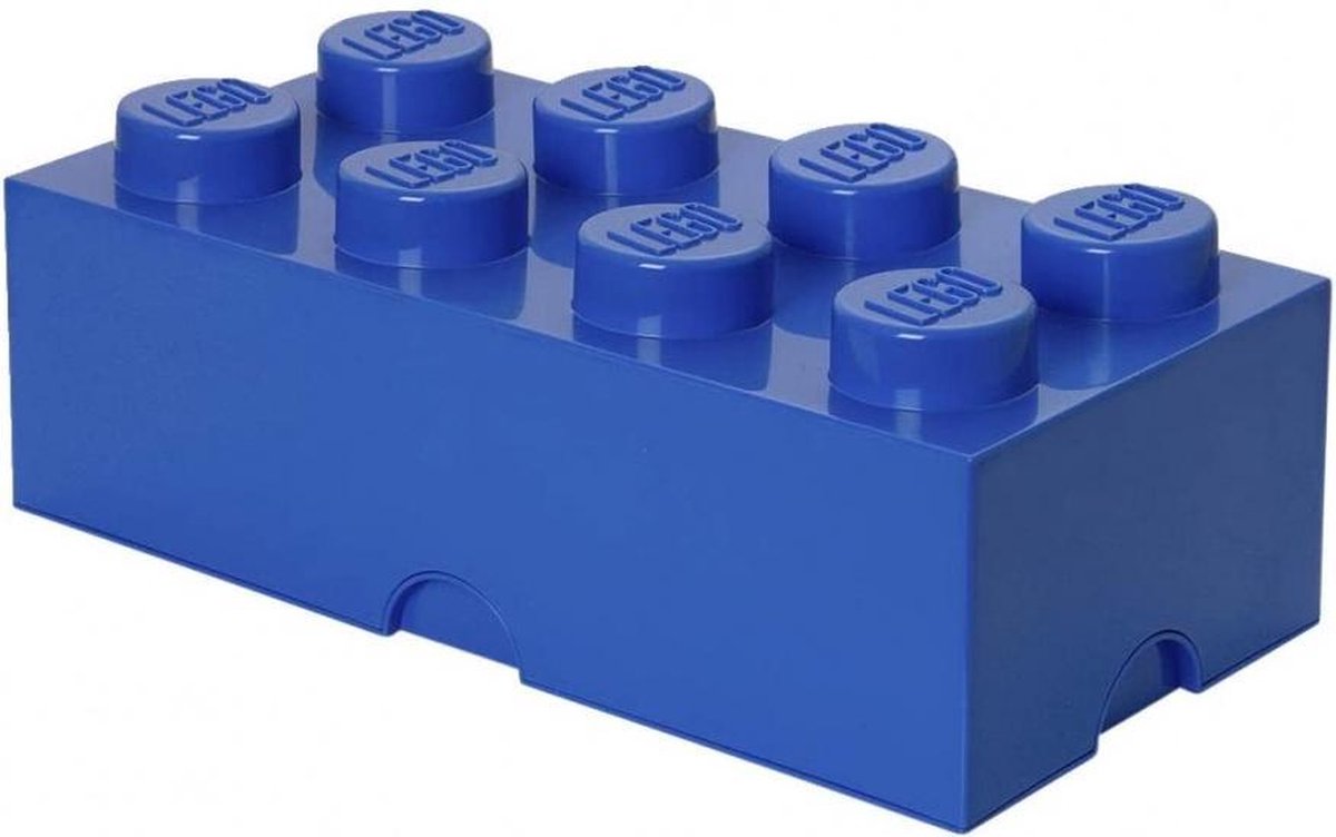 rotatie Accor Extractie Opbergbox Brick 8, Blauw - LEGO | bol.com
