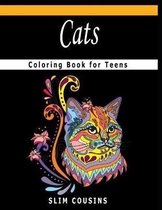 Cats Coloring Book for Teens