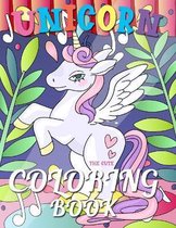 The Cute Unicorn Coloring Book