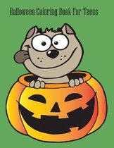 halloween coloring book for teens