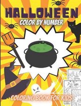 Halloween Color By Number For Kids