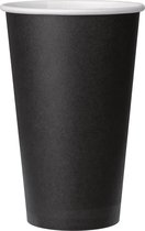 Koffiebeker Karton 70,3mm 180ml 7oz Vendingcup Zwart 100 Stuks- wegwerp papieren bekers - drank bekers - milieuvriendelijk