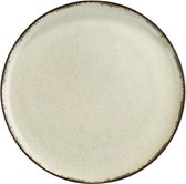 Cactula Kitchen trend - servies - ontbijtbord - Creme Ocean - porselein - prijs per stuk - rond 24 cm