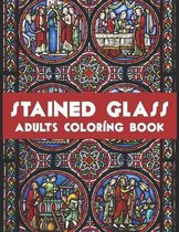 Stained Glass Adults Coloring Book