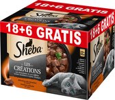 Sheba Pouch Creation Meat 18+6 Promo Pack