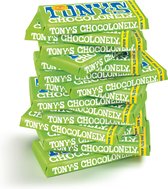 Tony's Chocolonely Chocolade Reep Puur Amandel Zeezout - 15 x 180 gram - Vegan