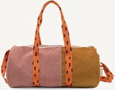 Sticky Lemon Weekendtas Sporttas Large Corduroy Duffel Tas Sprinkles - Dusty Roze / dijon / carrot oranje