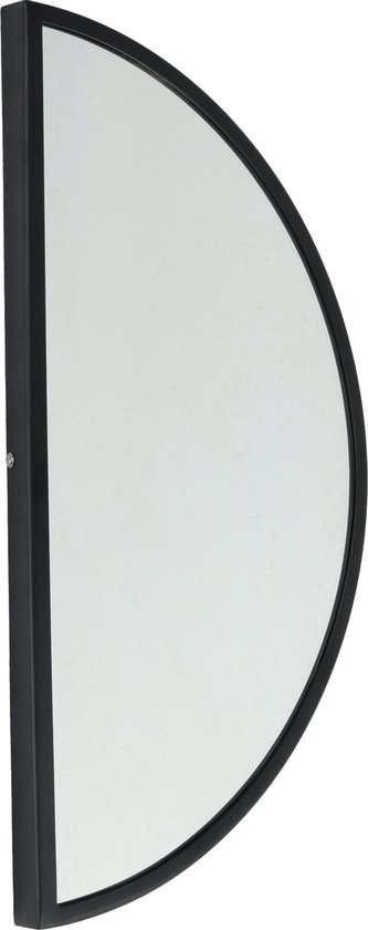 LOFT42 Mirror Spiegel Half Rond - Zwart - Metaal - 60x31 | bol