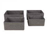 Summer Grey Kast Organizers - Lade Organizer - Opbergbox - Opbergmand - Multifunctioneel - 4 stuks