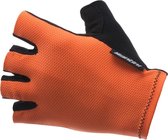 Santini Fietshandschoenen zomer Fluo Oranje Heren - Brisk Micromesh Riding Gloves Fluo Orange - L