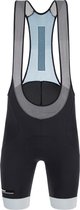 Santini Fietsbroek kort met bretels - koersbroek Grijs Heren - Karma Kite Bib-Shorts Gitevo Seat Pad Titanium Gray - 2XL