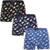 Gianvaglia Boxershorts 3-PACK 7004 verschillende kleuren Fantasieprint  - XXL SIZE