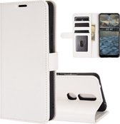 Nokia 2.4 hoesje - MobyDefend Wallet Book Case (Sluiting Achterkant) - Wit - GSM Hoesje - Telefoonhoesje Geschikt Voor: Nokia 2.4