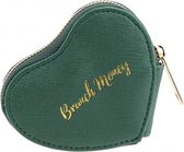 CGB Giftware Willow And Rose Brunch Money Green Heart Coin Purse Green One Size