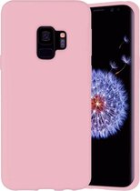 Samsung S9 Hoesje - Samsung Galaxy S9 hoesje roze siliconen case hoes cover hoesjes