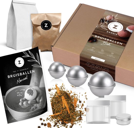 Zanzia®️ 9-delige Herfst DIY Bruisballen Maken Set