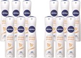 Nivea Deo Spray Stress Protect Dames - JUMBOVERPAKKING - 12 X 150 ml
