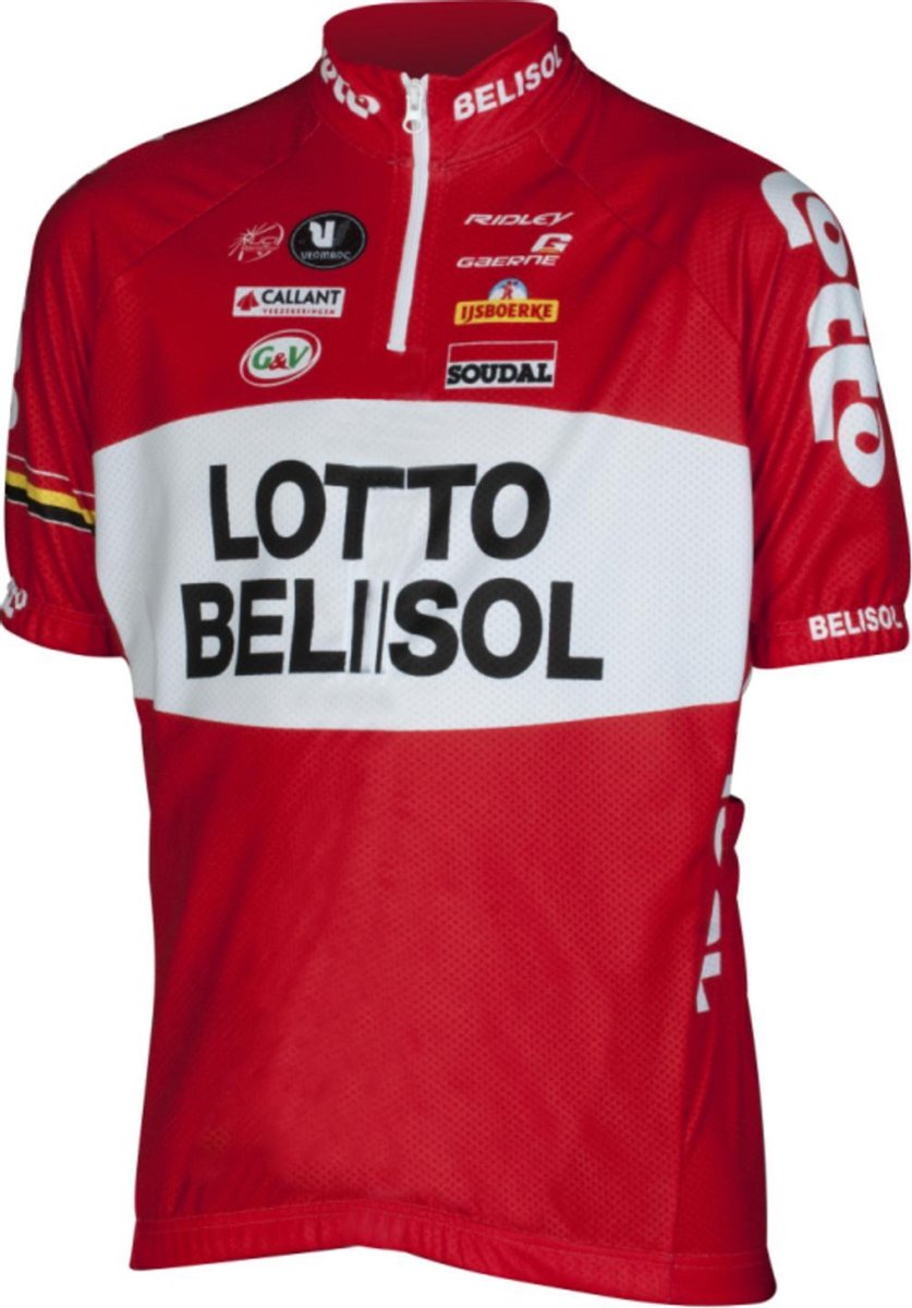 Vermarc Sports Fietsshirt Lotto-Belisol KM KR - Maat: 10 jaar