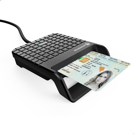 USB RFID-kaartlezer Smart ID-kaartlezer, Sleutellezer, 125Khz / 134.2Khz Contactloze Nabijheidssensor, Ondersteuning voor Venster/voor Android