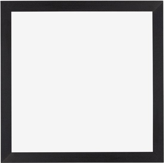 Cadre Photo Mura Your Decoration - 25x25cm - Grain de Bois Zwart