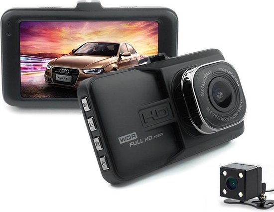 Dash Cam Avant Arrière Écran 3 0 Pouces 1080P Full HD Caméra