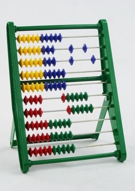 Foto: Telraam abacus plastic assorti kleur 1 stuk assorti