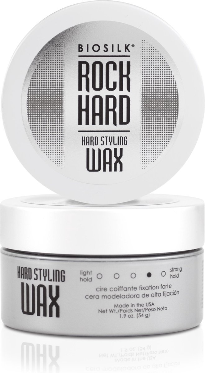 BioSilk Rock Hard Hard Styling Wax Hold 4 - Strong Hold