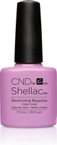 CND Shellac color coat - Beckoning Begonia