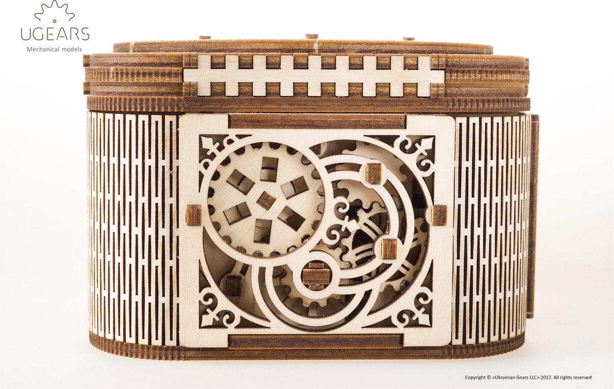 UGEARS Houten 3D Model - Juwelendoosje — afbeelding 20