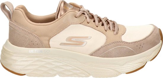 Skechers Max Cushioning dames sneaker - Beige multi - Maat 39 | bol.com