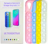 Ultrasativa® Apple iPhone XR Pop It Case - Light Sky